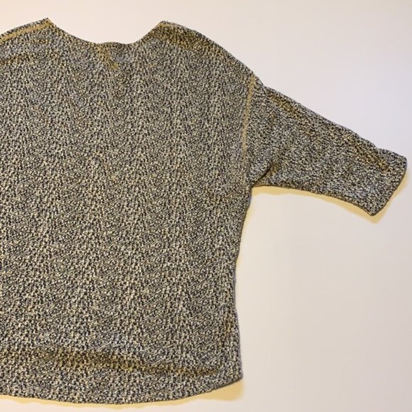 American Apparel Vintage Blue, Cream, and Tan Sweater - Women’s Size Small - Picture 5 of 6